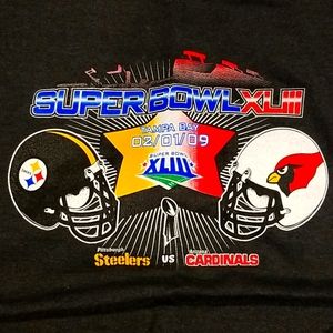 Xl superbowl XLIII sweatshirt  2009 NEW